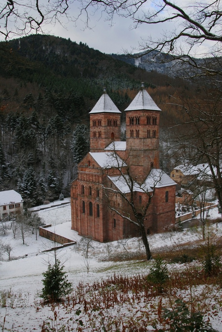 Murbach Abbey Winter c